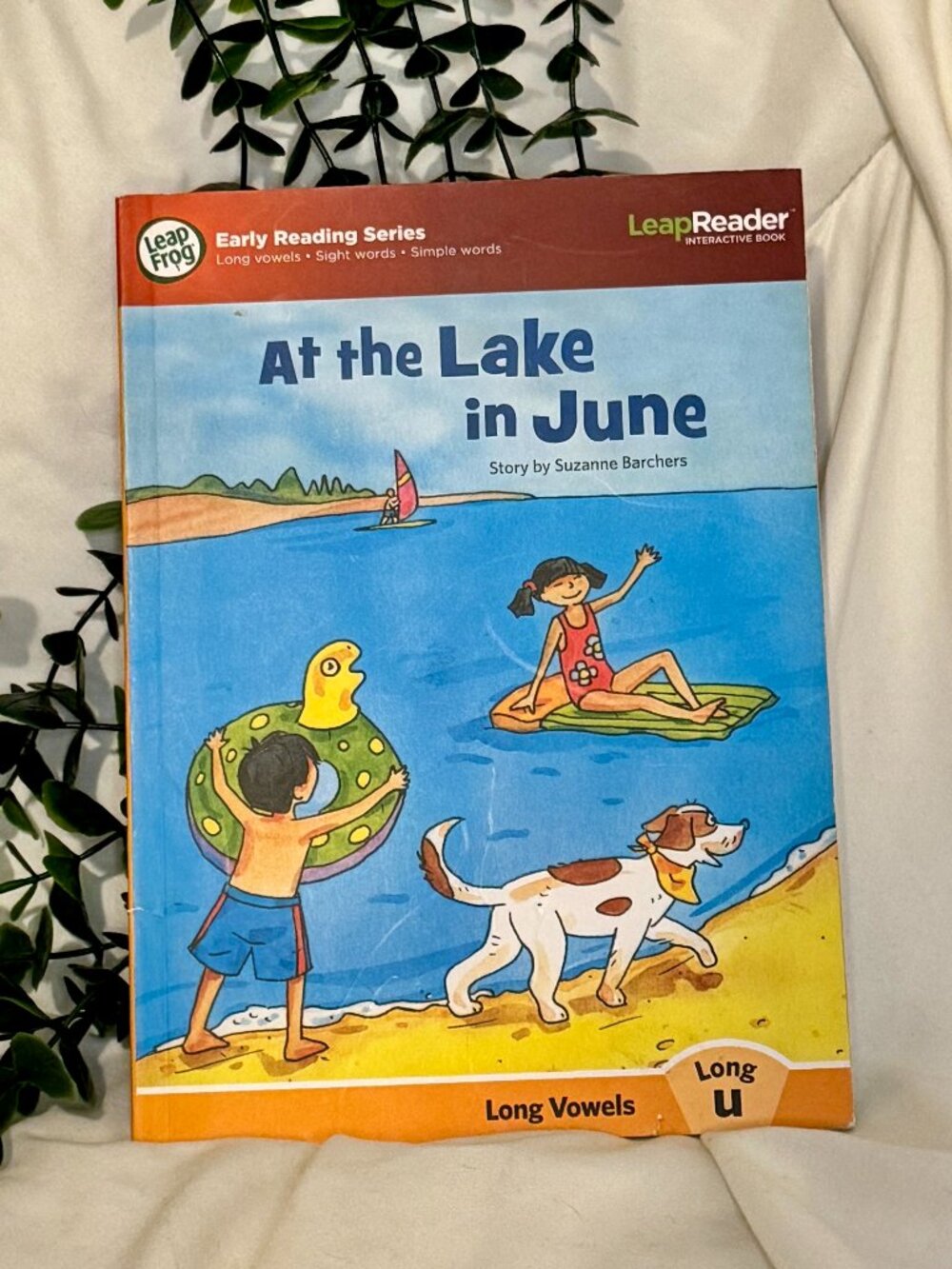 LeapFrog LeapReader Early Reading Book: At the Lake in June (Long Vowels U)